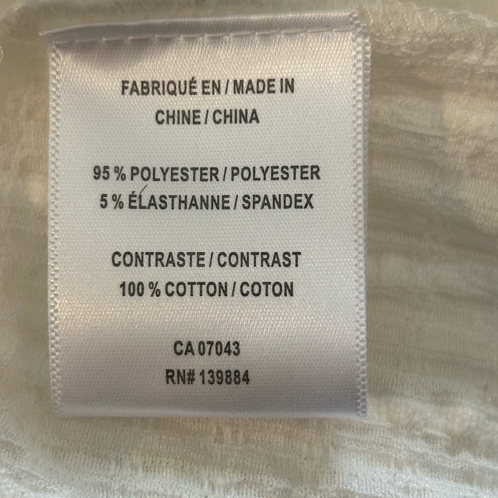 TAES Cottagecore Romantic White Peplum Blouse Peter Pan Collar Tie Front Small - Picture 7 of 10